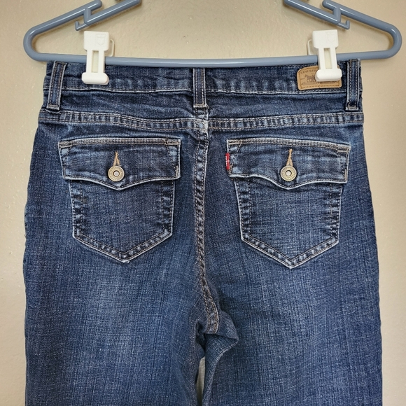 Levi's 512 Women's Dark Wash Boot Cut Jeans - Picture 5 of 6